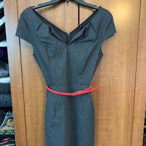 Gray dress with pockets